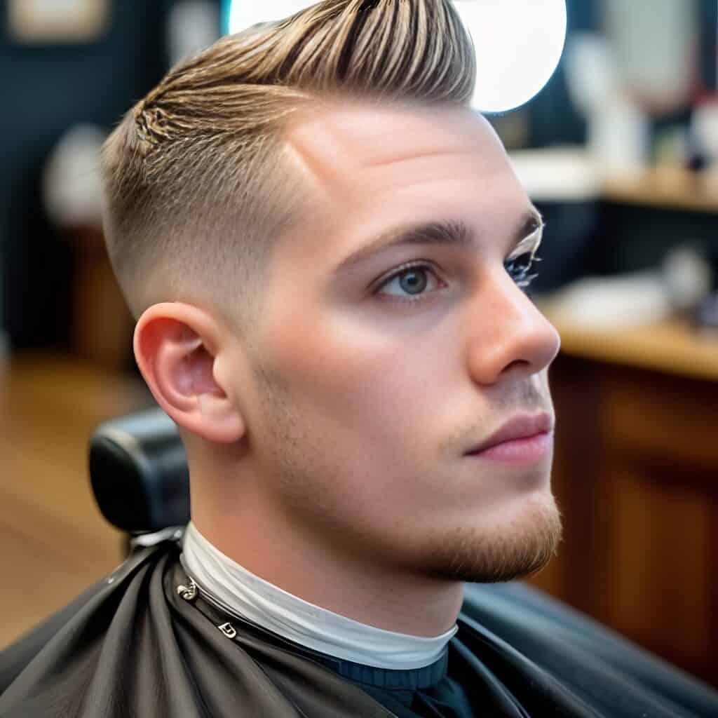 Diverse Cuts Barbershop Services - Classic Scissor Cut with Fade