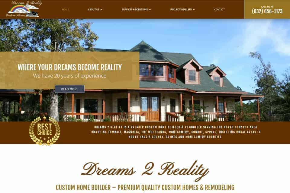 Dreams 2 Reality Custom Homes & Remodeling by Diverse Cuts
